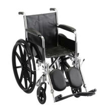 Cadeira de rodas manual que eleva o resto da perna com o braço de comprimento cheio
